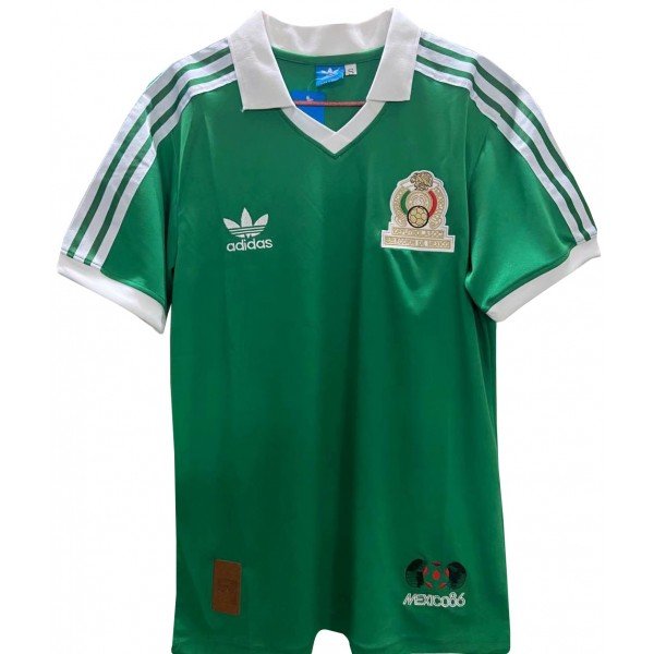 Camisa Retro Adidas seleção do México 1986 I jogador