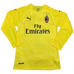 Camisa oficial Puma Milan 2018 2019 I Goleiro manga comprida