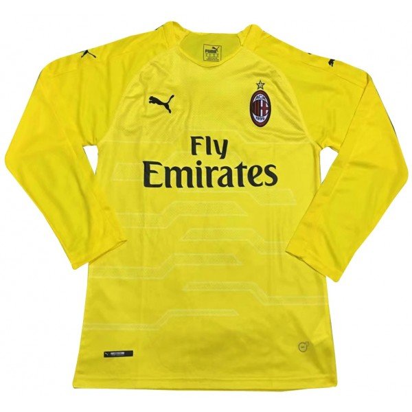 Camisa oficial Puma Milan 2018 2019 I Goleiro manga comprida