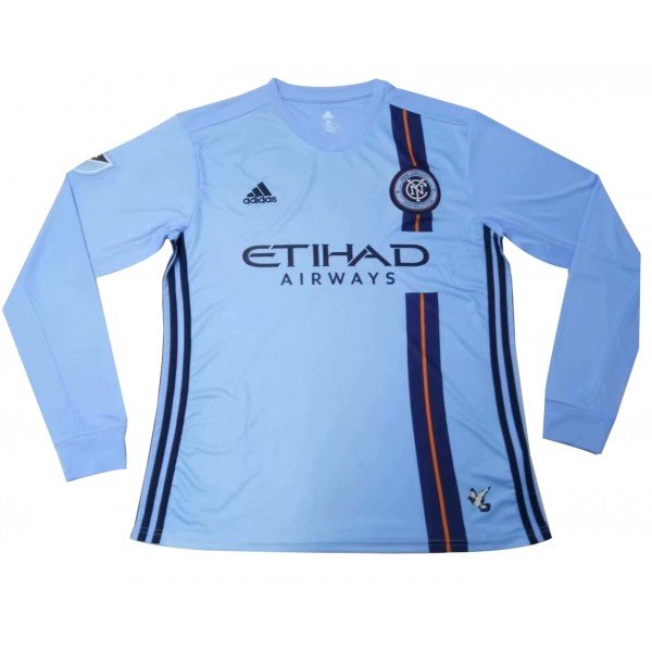 Camisa oficial Adidas New York City FC 2019 I jogador manga comprida