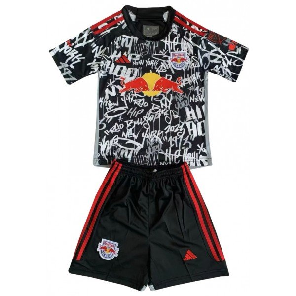 Kit infantil III New York Red Bulls 2023 Adidas oficial 