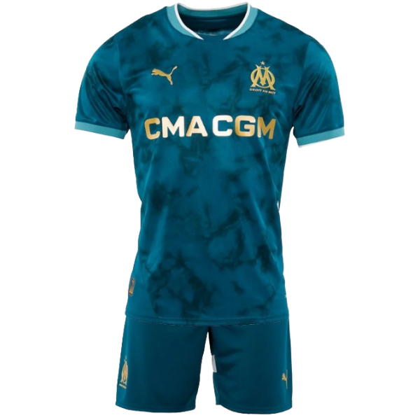 Kit infantil II Olympique de Marseille 2024 2025 Puma oficial