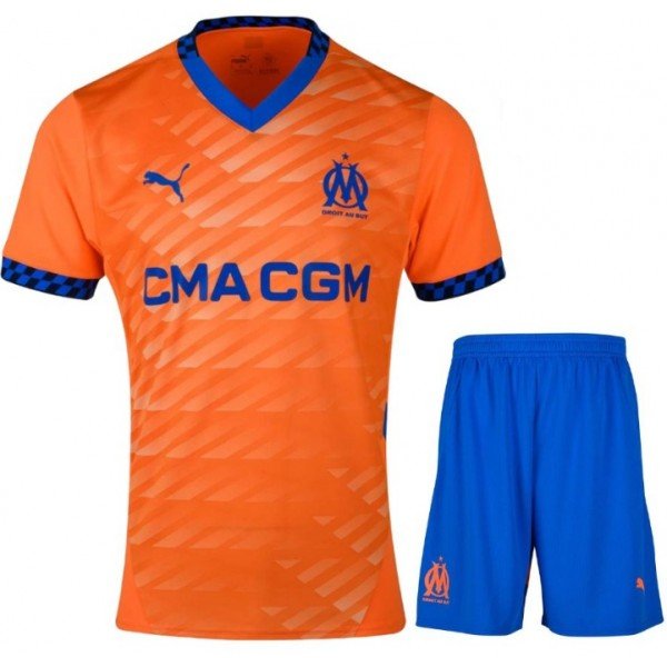 Kit infantil III Olympique de Marseille 2024 2025 Puma oficial