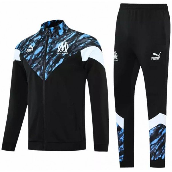 Kit treinamento Olympique de Marseille 2021 2022 Puma oficial preto