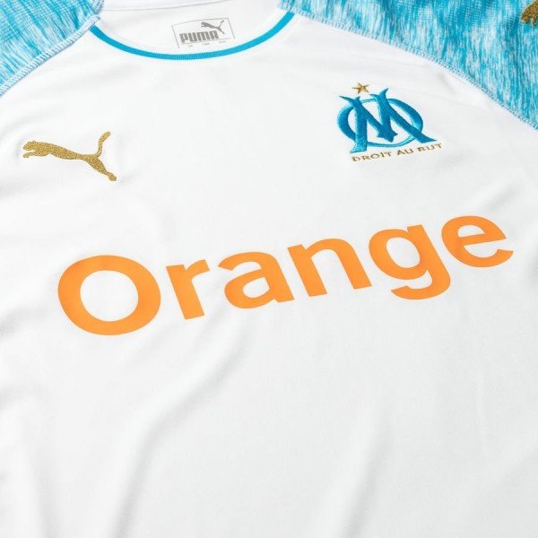 Camisa oficial Puma Olympique de Marseille 2018 2019 I jogador manga comprida