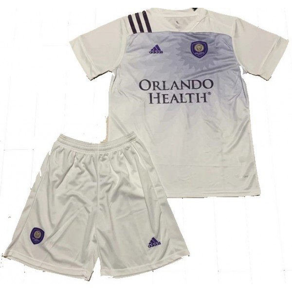 Kit infantil oficial Adidas Orlando City 2020 II jogador