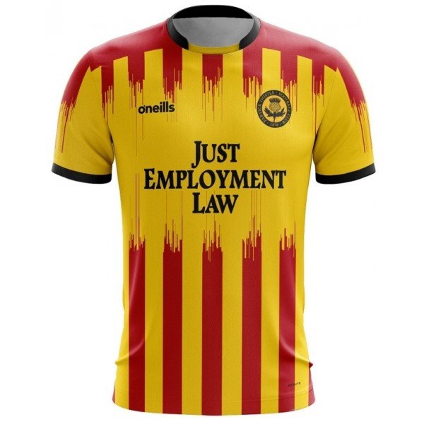 Camisa oficial O'neills Partick Thistle 2020 2021 I jogador