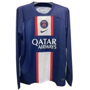 Camisa I PSG 2022 2023 Home manga comprida