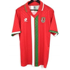 Camisa I Seleção do País de Gales 1996 Lotto Retro