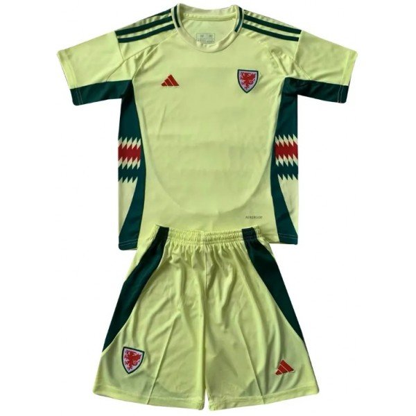 Kit infantil II País de Gales 2024 Adidas oficial 