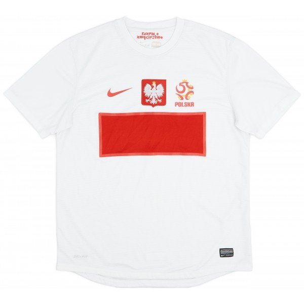 Camisa I Seleção da Polonia 2012 Home retro 