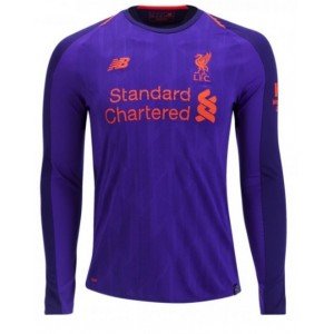 Camisa oficial New Balance Liverpool 2018 2019 II jogador manga comprida