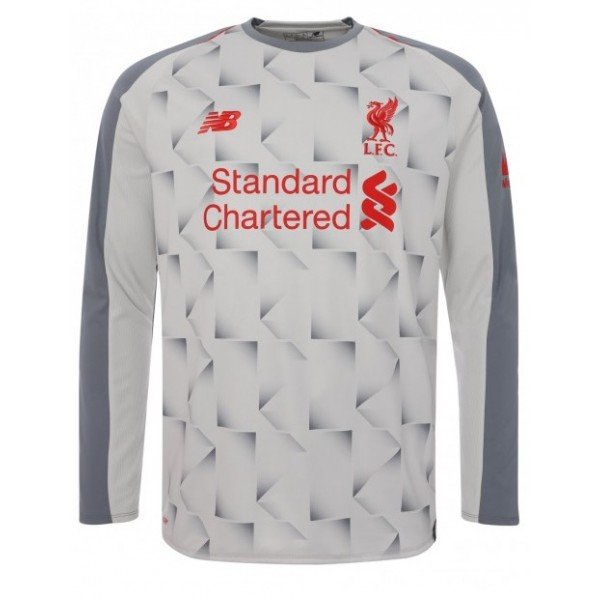 Camisa oficial New Balance Liverpool 2018 2019 III jogador manga comprida