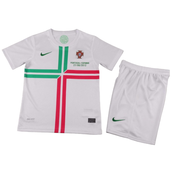 Kit infantil II Seleção de Portugal 2012 Away Retro