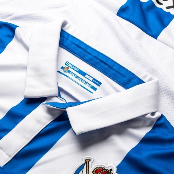 Camisa oficial Macron Real Sociedad 2018 2019 I jogador 