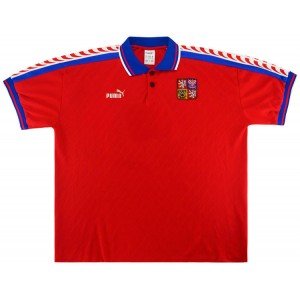 Camisa I Seleção da Republica Tcheca 1996 Puma retro