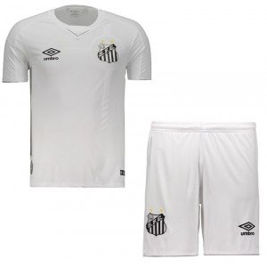 Kit infantil oficial umbro Santos 2019 I jogador