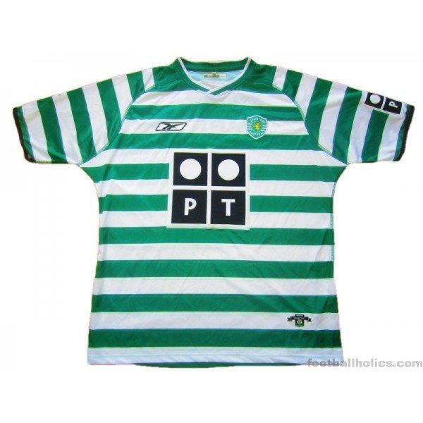 Camisa retro Reebok Sporting Lisboa 2003 2004 I jogador