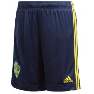 Calção oficial Adidas seleção da Suécia 2020 2021 I jogador