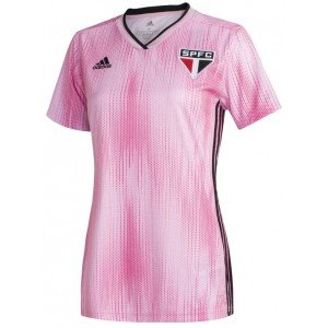 Camisa feminina oficial Adidas São Paulo 2019 Outubro Rosa