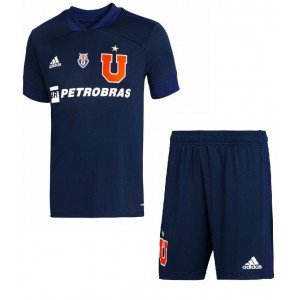 Kit infantil oficial Adidas Universidad de Chile 2020 I jogador