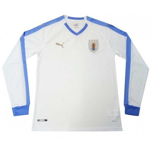 Camisa oficial Puma seleção do Uruguai 2019 II jogador manga comprida