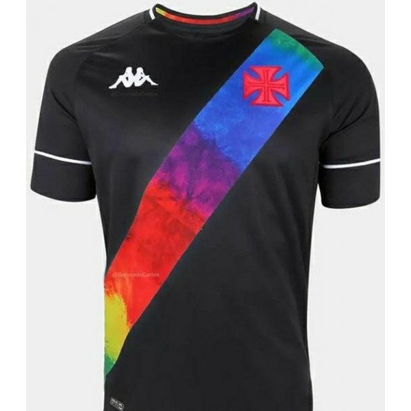 Camisa Preta Vasco da Gama 2021 2022 Kappa oficial LGBTQIA+