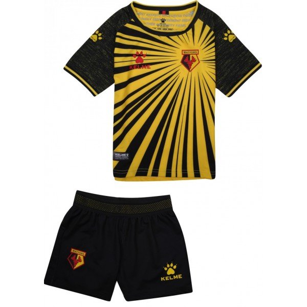 Kit infantil oficial Kelme Watford 2020 2021 I jogador