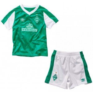 Kit infantil oficial umbro Werder Bremen 2020 2021 I jogador