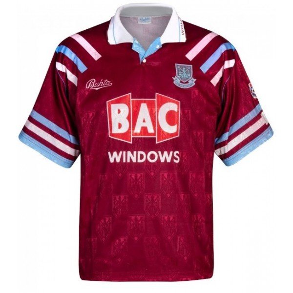  Camisa retro Bukta West Ham 1991 1992 I  jogador