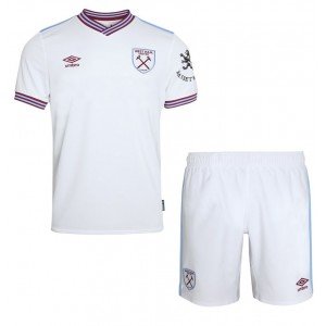 Kit infantil oficial umbro West Ham 2019 2020 II jogador