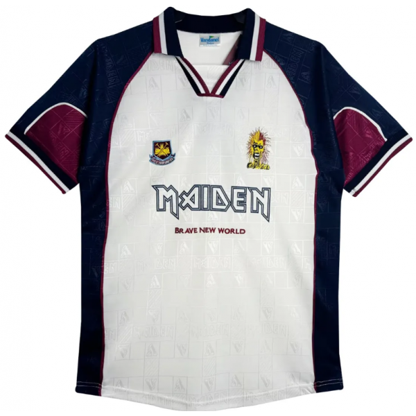 Camisa II West Ham 1999 Iron Maiden 