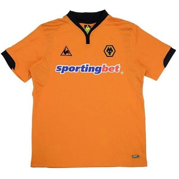 Camisa I Wolverhampton 2009 2010 Retro Le Coq Sportif 