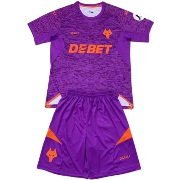 Kit infantil III Wolverhampton 2024 2025 Sudu oficial 