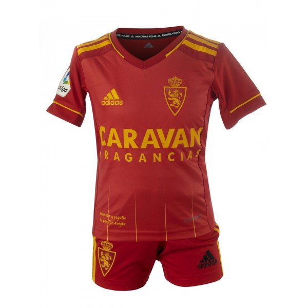 Kit infantil oficial Adidas Zaragoza 2020 2021 II Jogador