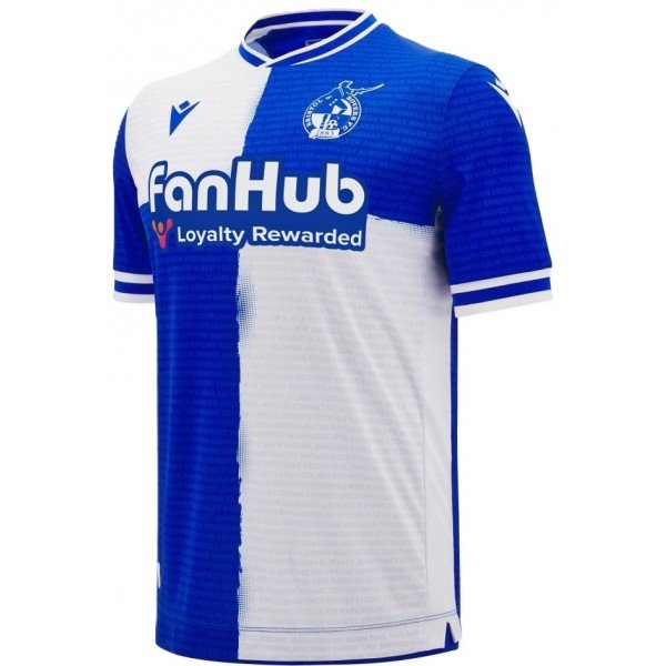 Camisa I Bristol Rovers 2024 2025 Macron oficial 