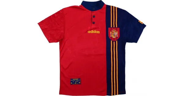 Camisa Espanha 1996 Adidas Vintage Home Tamanho M - Coleção Rara, Brechó  Online, Achei Barato Mesmo