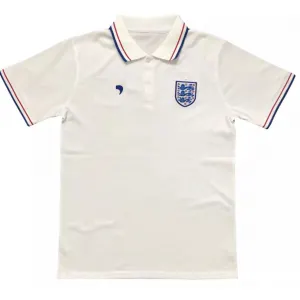 Camisa Polo seleção da Inglaterra 2020 2021 Branca
