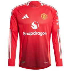 Camisa I Manchester United 2024 2025 Adidas oficial manga comprida