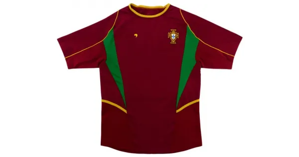 Loja loucos por futebol - Camisa retro Seleção de Portugal 2002 I Home  Jogador