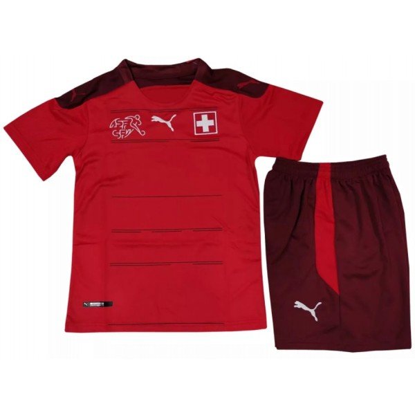 Kit infantil I Seleção da Suíça 2021 2022 Puma oficial