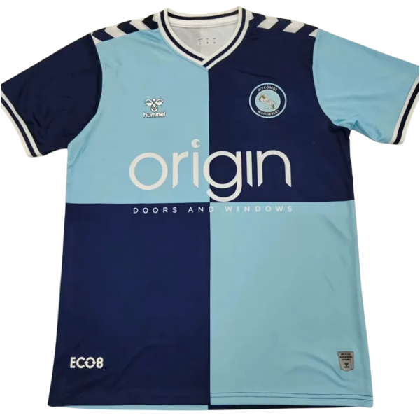 Camisa I Wycombe Wanderers 2024 2025 Hummel oficial 