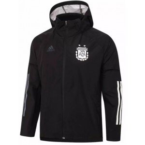 Jaqueta corta vento oficial Adidas seleção da Argentina 2020 2021 preta