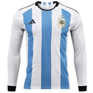 Camisa I Seleção da Argentina 2022 Adidas oficial manga comprida