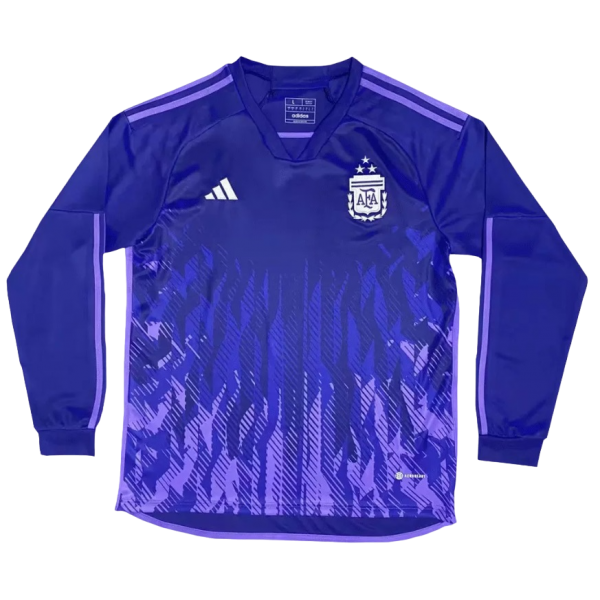 Camisa II Seleção da Argentina 2022 Adidas oficial manga comprida