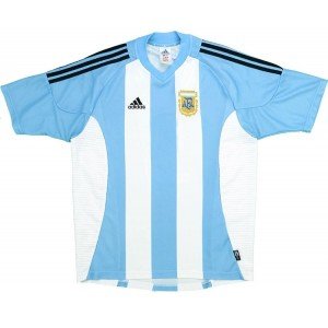 Camisa retro Adidas seleção da Argentina 2002 I jogador